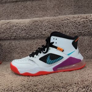 Nike Black and Teal Sneakers